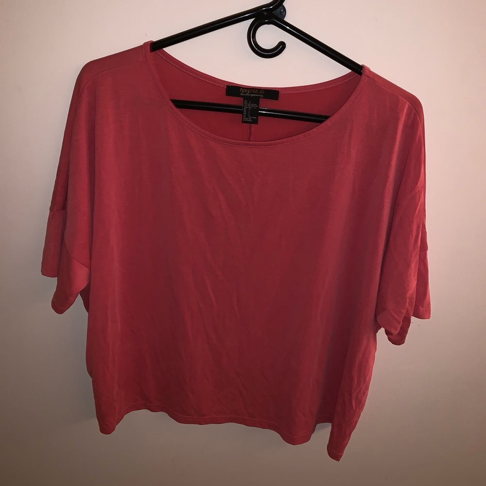 red crop top